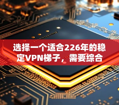 选择一个适合226年的稳定VPN梯子,需要综合考虑设备类型、梯子品牌、价格、性能、安全性、扩展性、维护成本以及用户的具体需求。以下是一个结构化的推荐 选择一个适合226年的稳定VPN梯子,需要综合考虑设备类型、梯子品牌、价格、性能、安全性、扩展性、维护成本以及用户的具体需求。以下是一个结构化的推荐