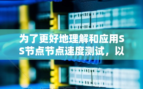 为了更好地理解和应用SS节点节点速度测试，以下是一个结构化的步骤指南