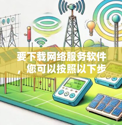 要下载网络服务软件，您可以按照以下步骤操作