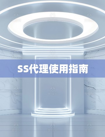 SS代理使用指南