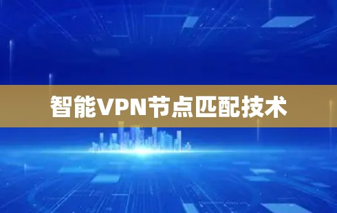 智能VPN节点匹配技术