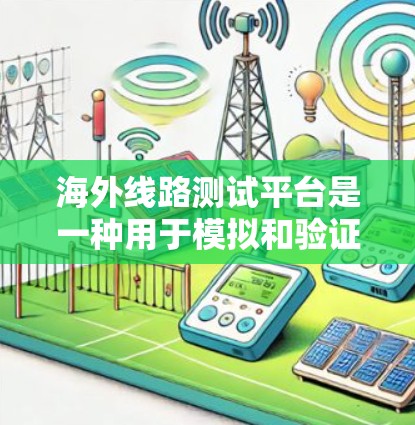 海外线路测试平台是一种用于模拟和验证海外线路性能和安全性的工具。这些平台通常支持多种类型的线路,包括通信、航空和铁路等。以下是一些常见的海外线路测试平台 海外线路测试平台是一种用于模拟和验证海外线路性能和安全性的工具。这些平台通常支持多种类型的线路,包括通信、航空和铁路等。以下是一些常见的海外线路测试平台