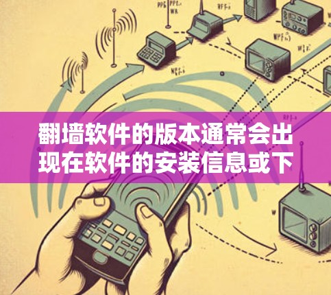 翻墙软件的版本通常会出现在软件的安装信息或下载页面中，通常以编号形式出现。为了帮助您找到适合的版本，建议您