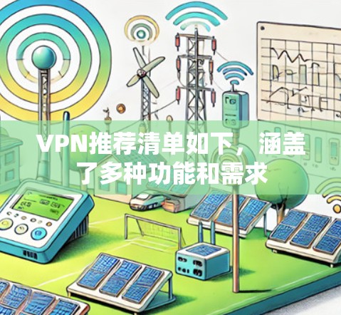 VPN推荐清单如下，涵盖了多种功能和需求