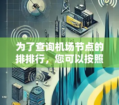 为了查询机场节点的排排行,您可以按照以下步骤操作 为了查询机场节点的排排行,您可以按照以下步骤操作