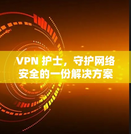 VPN 护士，守护网络安全的一份解决方案