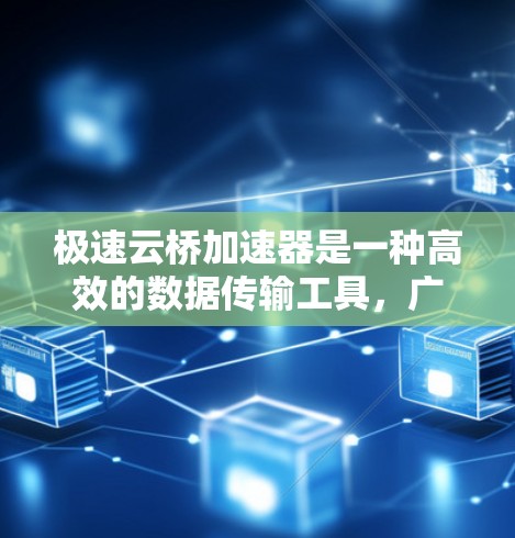 极速云桥加速器是一种高效的数据传输工具，广泛应用于提升网络性能和加速云服务。以下是一些具体的推荐和使用建议