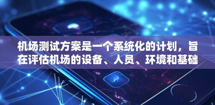 机场测试方案是一个系统化的计划,旨在评估机场的设备、人员、环境和基础设施的性能和安全。以下是一个详细的机场测试方案框架,供参考 机场测试方案是一个系统化的计划,旨在评估机场的设备、人员、环境和基础设施的性能和安全。以下是一个详细的机场测试方案框架,供参考