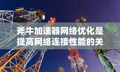 斧牛加速器网络优化是提高网络连接性能的关键步骤，以下是优化斧牛加速器网络连接的详细方法