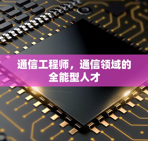 通信工程师，通信领域的全能型人才