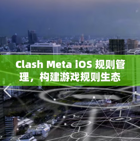Clash Meta iOS 规则管理，构建游戏规则生态的智能工具