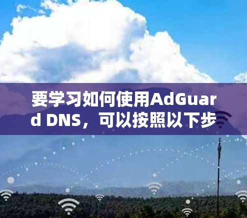 要学习如何使用AdGuard DNS，可以按照以下步骤进行