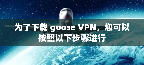 为了下载 goose VPN，您可以按照以下步骤进行