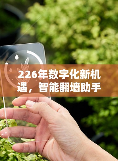 226年数字化新机遇,智能翻墙助手助力远程办公 226年数字化新机遇,智能翻墙助手助力远程办公